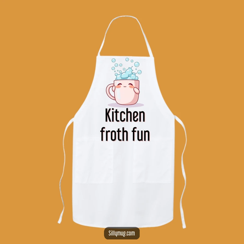 Funny Bubble Overflow Apron: Kitchen Fun with Bubbly Style