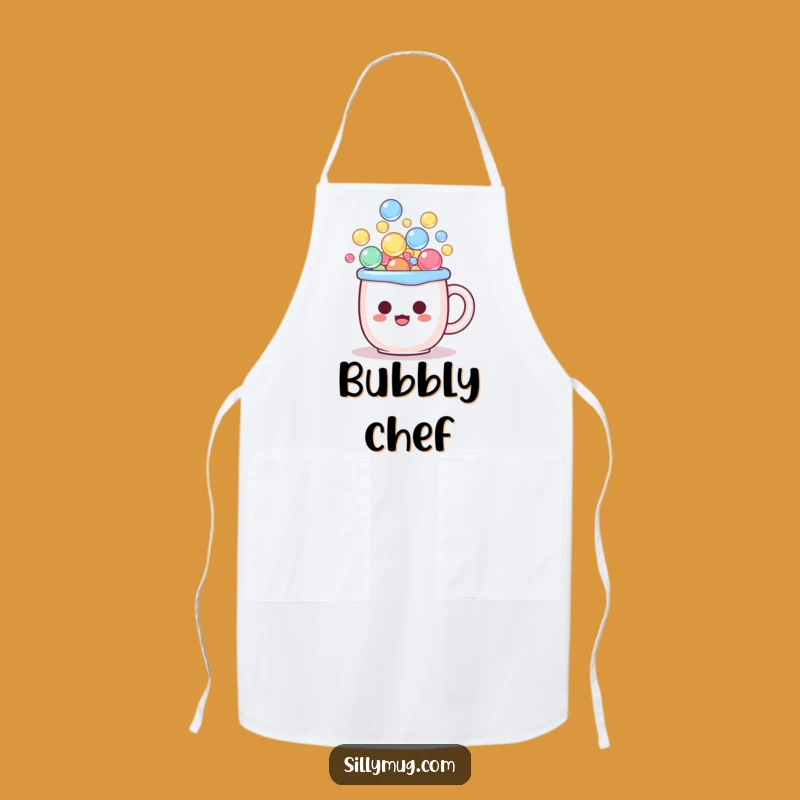 Funny Kawaii Bubble Apron: Cook with Surprise, A Humorous Kitchen Gift