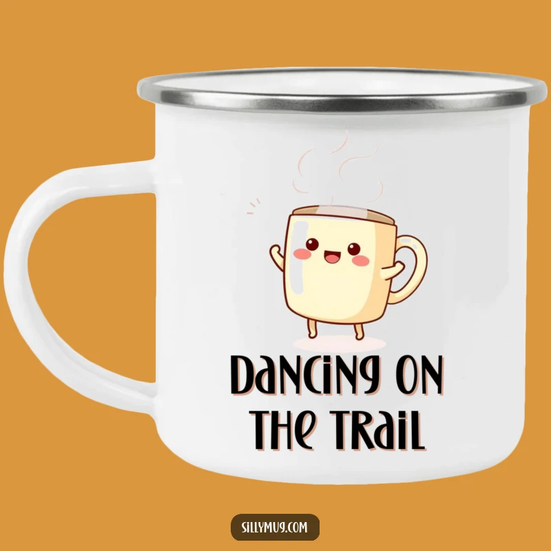 Funny Kawaii Mug Dance Camping Mug: Adventures and Happy Sips!