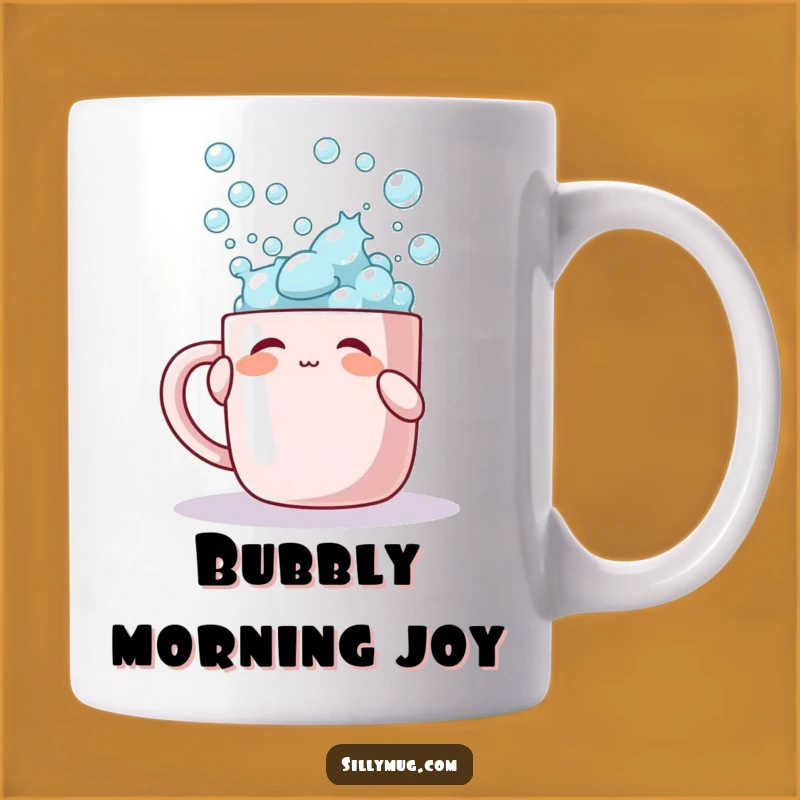 Funny Bubble Overflow Mug: Playful Surprise for Your Morning Brew