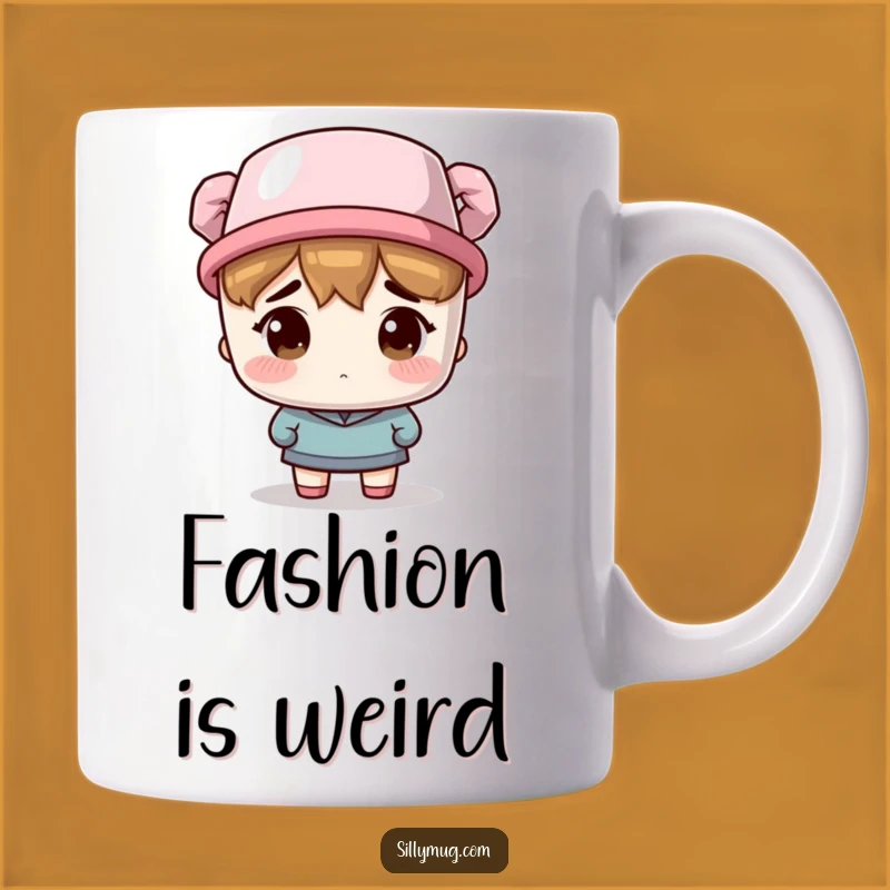 Funny Bewildered Mug Hat Ceramic Mug: Hilarious Gift for Confused Coffee Lovers