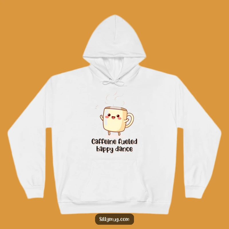 Cozy Funny Kawaii Mug Dance Hoodie: Warm Hugs and Happy Moves!