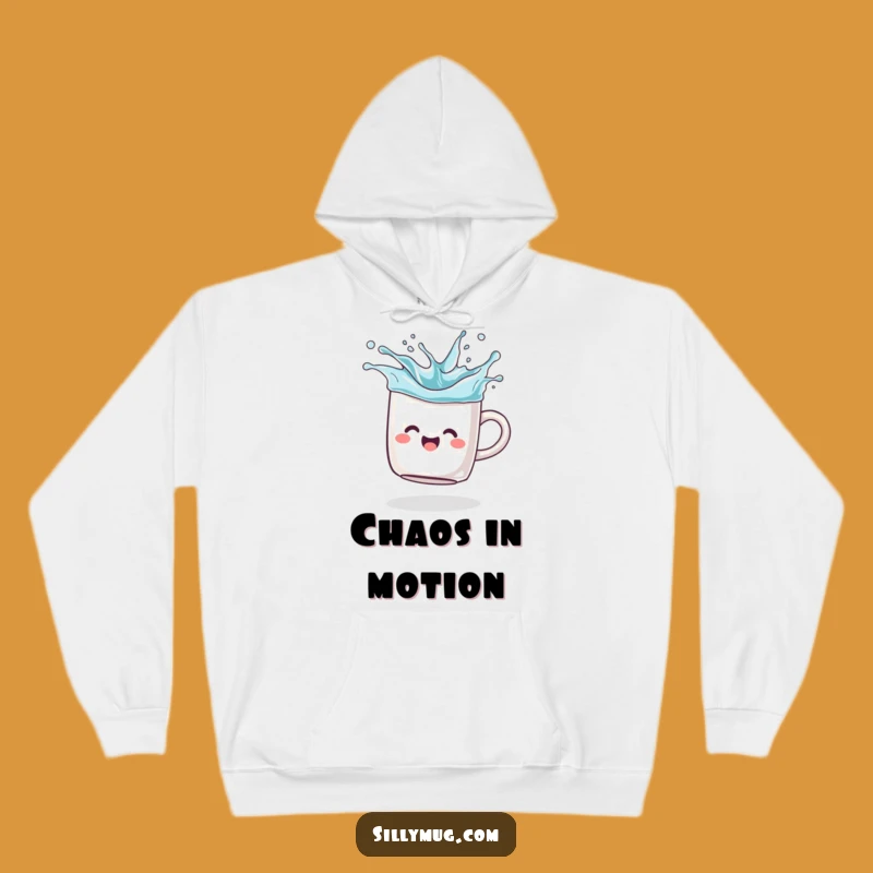 Funny Spinning Mug Hoodie - Cozy and Hilarious Wear for All