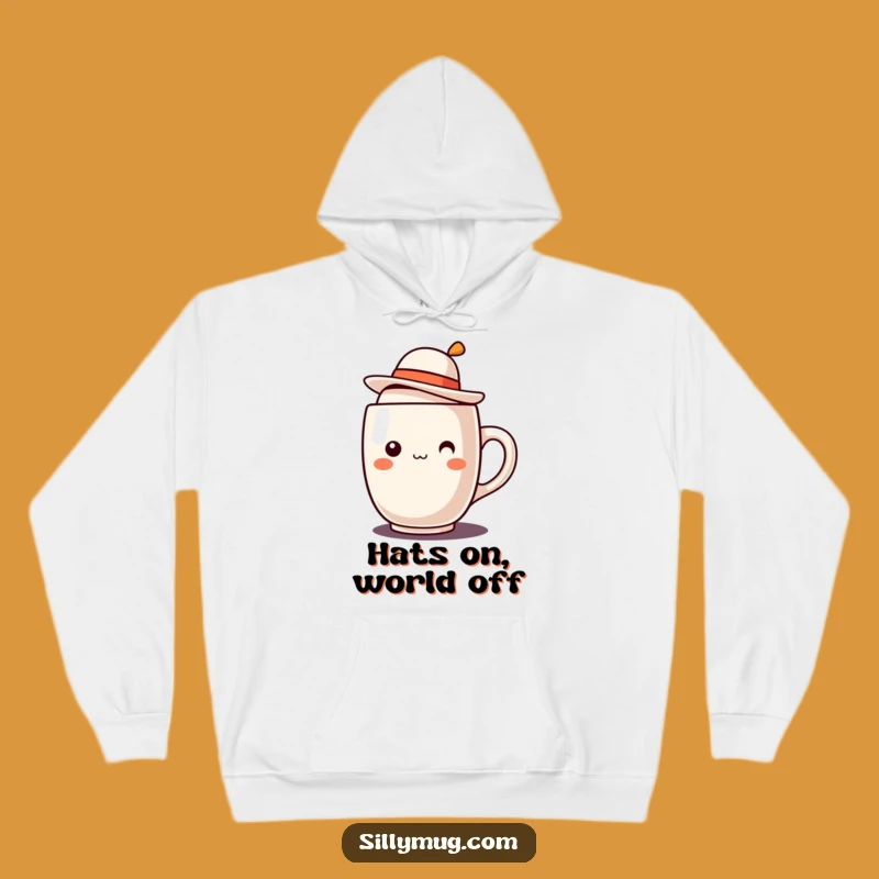 Funny Kawaii Mug Hat Hoodie: Stay Cozy and Cute with This Adorable Character Sweatshirt