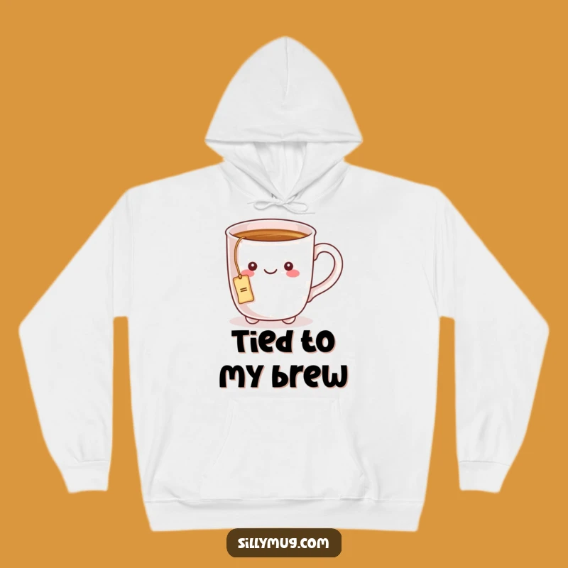 Cozy Funny Kawaii Mug Tea Time Hoodie: Warmth and Whimsical Brews!