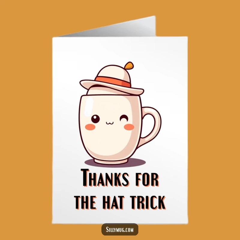 Free Printable Thank You Card: Kawaii Mug Charm, Funny Downloadable Gift for Sweet Gratitude