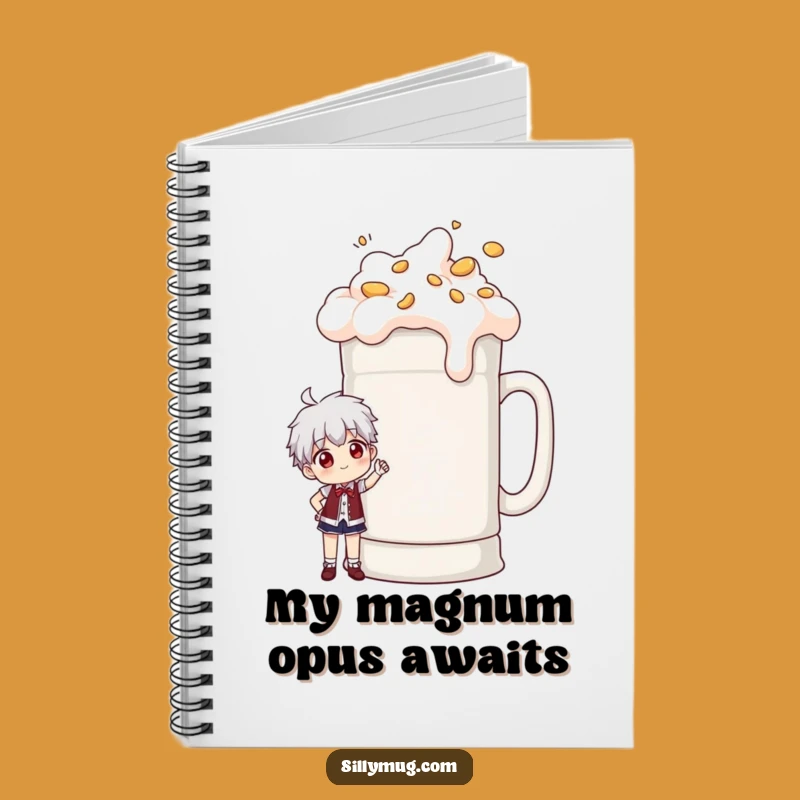 Funny Giant Mug Pose Notebook: Hilarious Journal for Big Ideas and Even Bigger Coffee