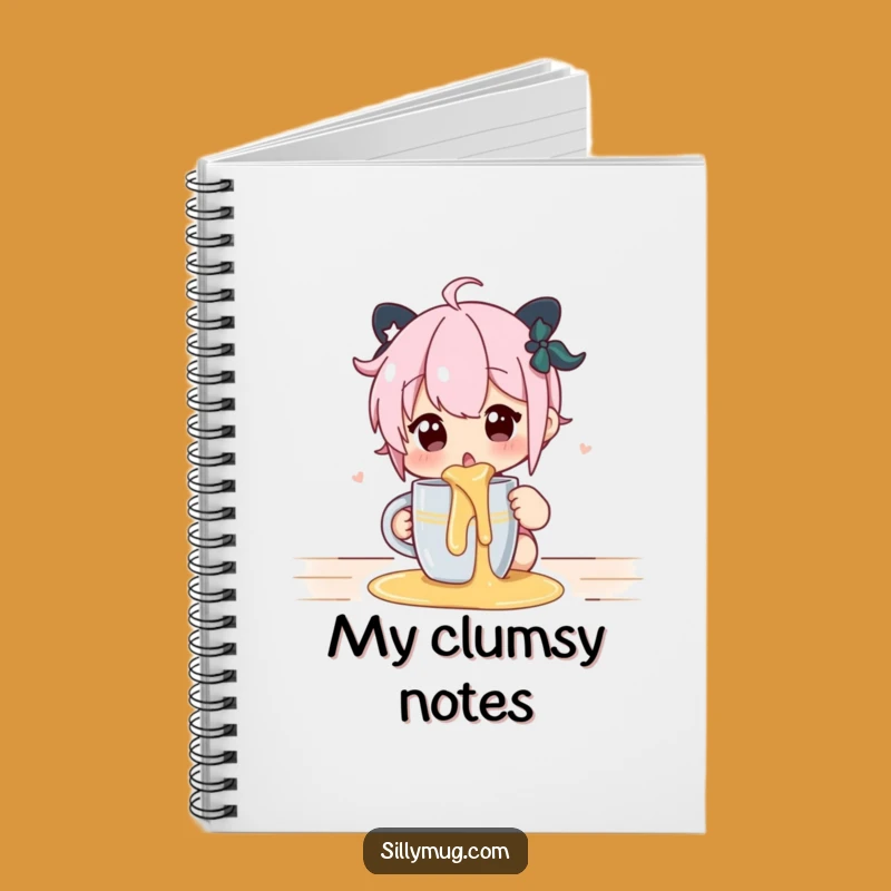 Funny Spill Surprise Notebook: Journal Your Thoughts, Not Your Coffee