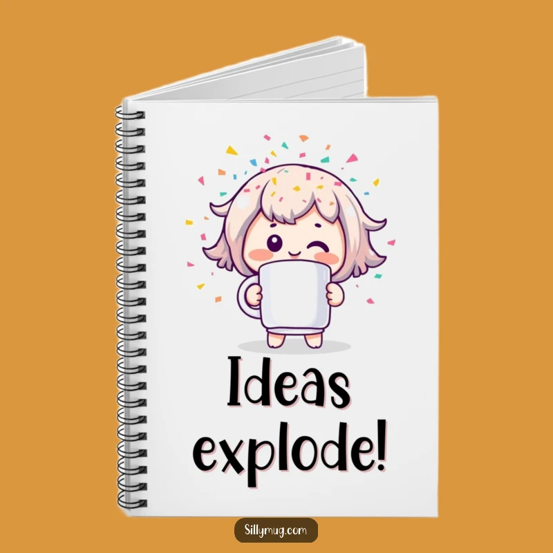 Kawaii Confetti Notebook: Funny Journal for Joyful Ideas