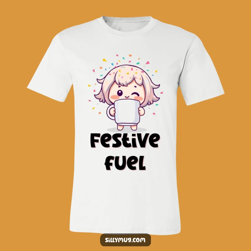 Confetti Party Kawaii Tee: A Funny Shirt for Celebrations