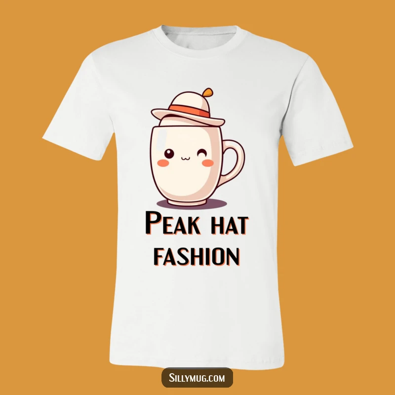 Funny Kawaii Mug Hat T-Shirt: Wear Your Cuteness with This Adorable Character Tee